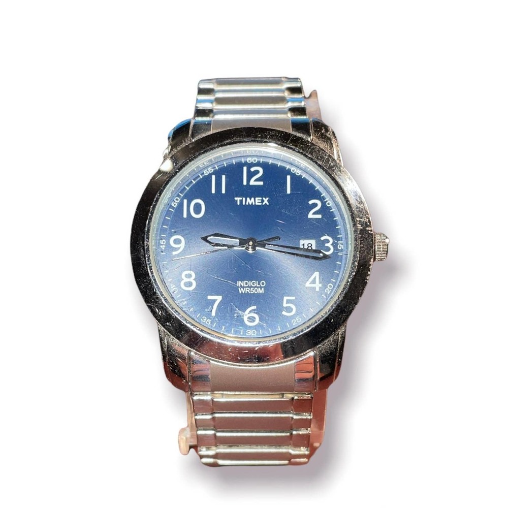 Men's Timex Stainless Steel 50m Water Resistant Wrist Watch